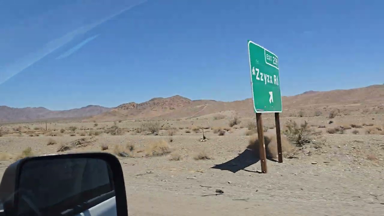DRIVING BACK FROM LAS VEGAS TO RIVERSIDE