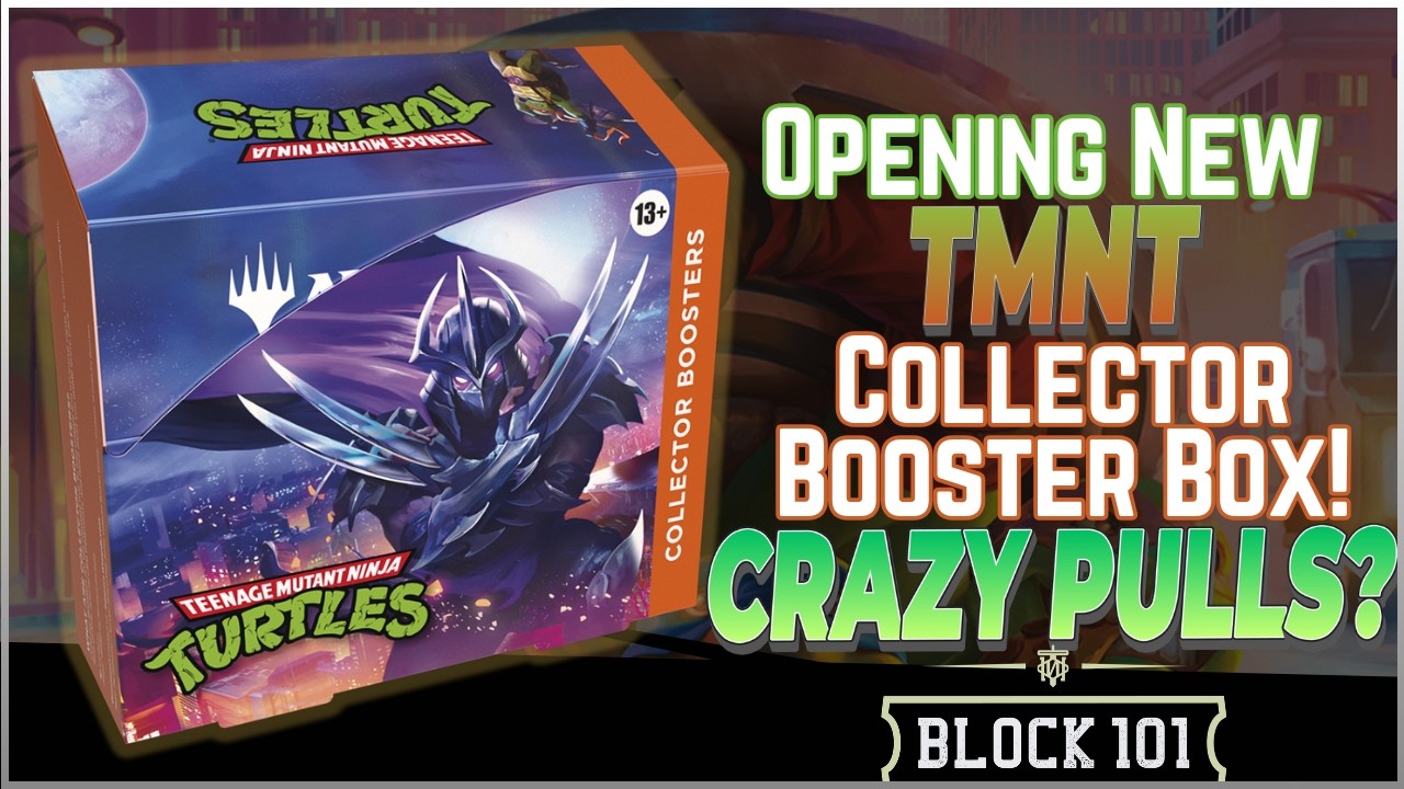 TMNT COLLECTOR BOOSTER BOX OPENING! Did We Hit a CRAZY Pull?! | Magic: The Gathering