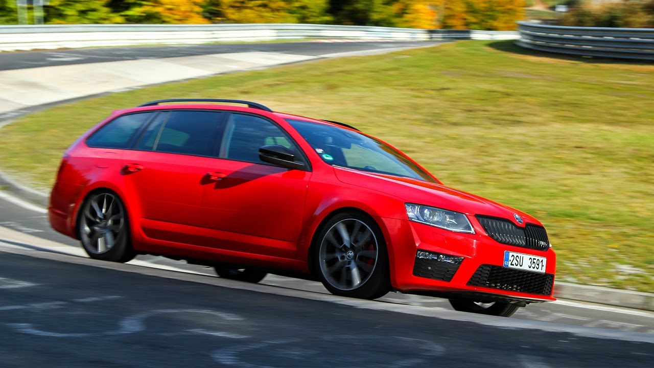Skoda Octavia Combi RS TDI 2013 - Nordschleife BTG lap in traffic
