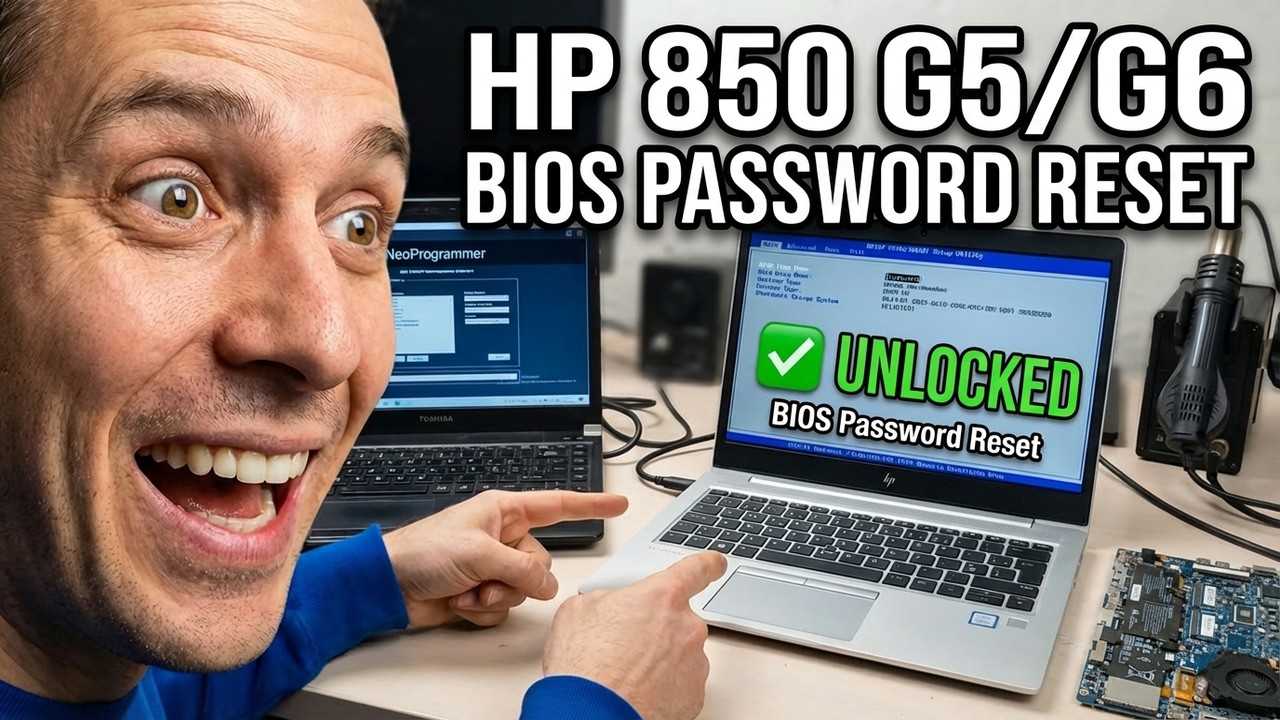 HP EliteBook 850 G5 G6 bios password reset