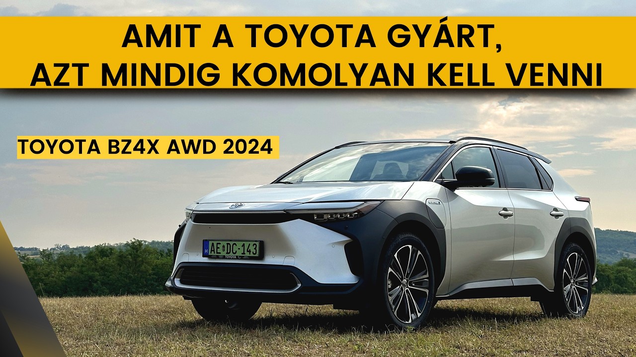 Toyota BZ4X AWD 2024 - Forma fura, de meg fogod szokni. DRIVEN teszt