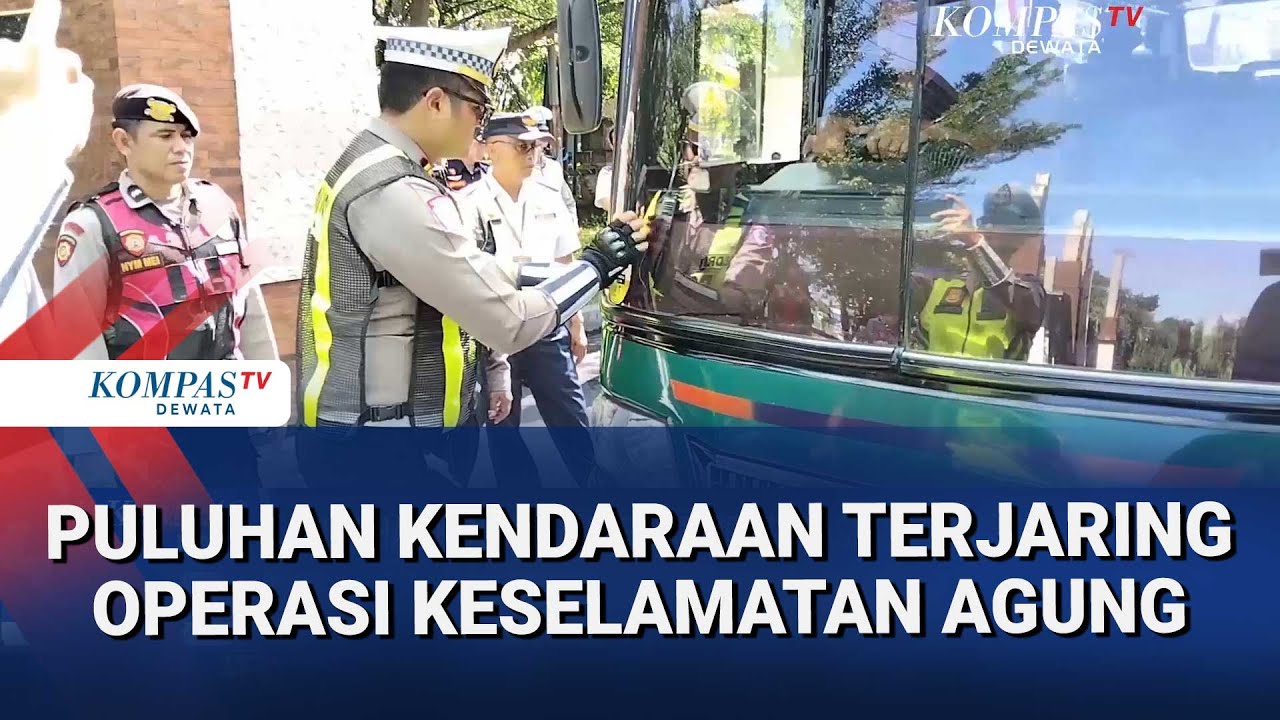 Puluhan Kendaraan Terjaring Operasi Keselamatan Agung