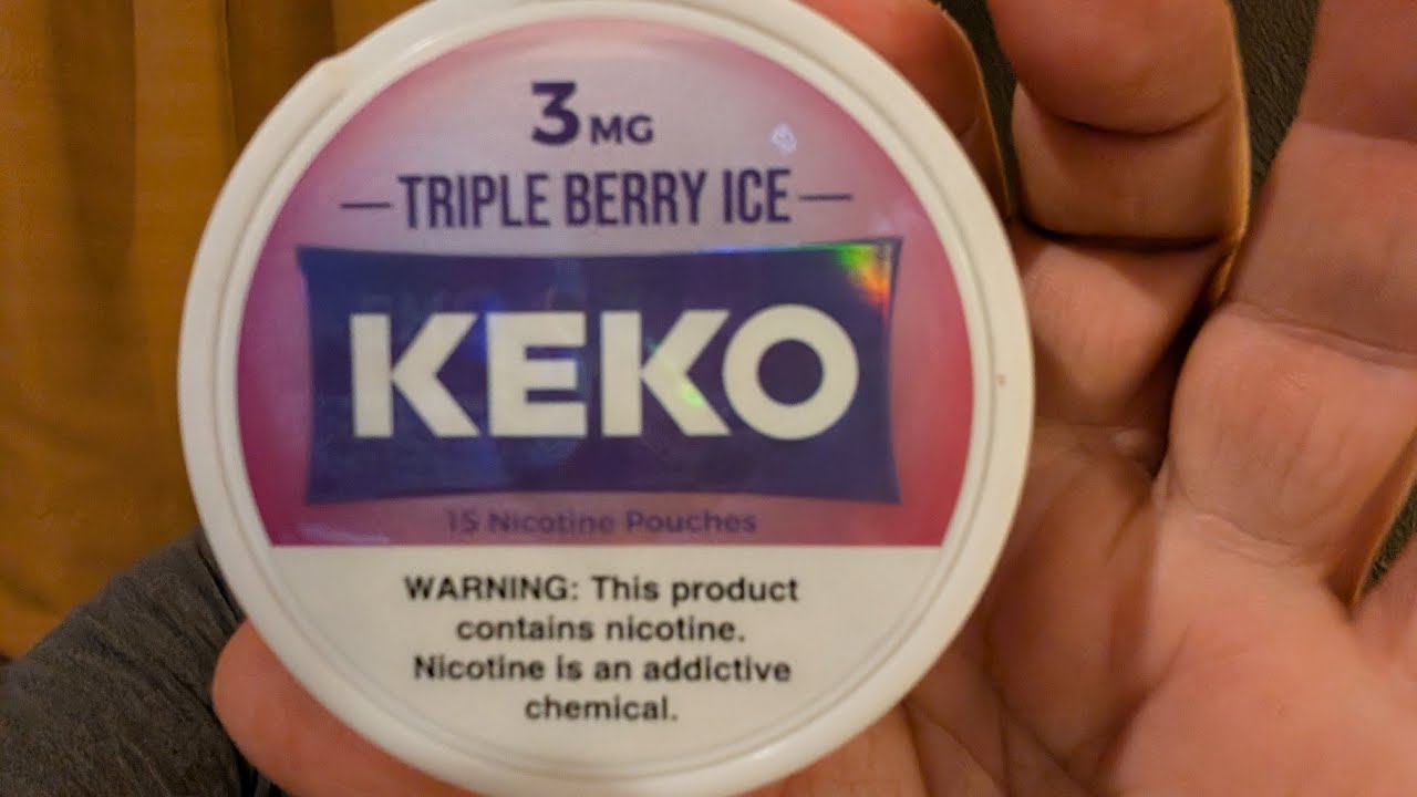 Recenzja saszetek nikotynowych Keko Triple Berry Ice