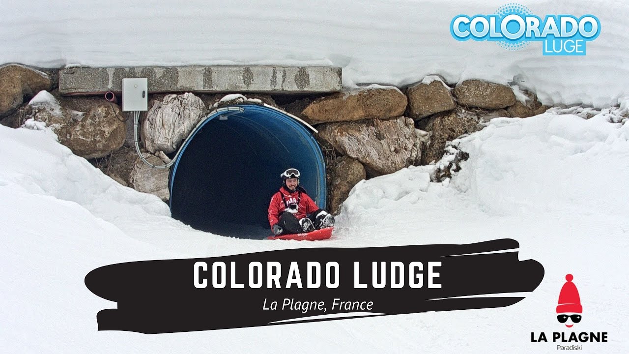 Toboggan run (Luge Colorado) in La Plagne, France 🇫🇷