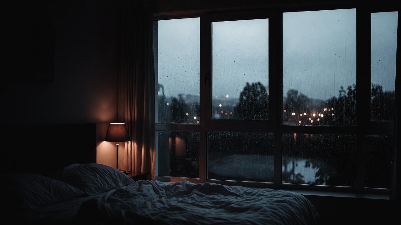 Rain On Window with Thunder Sounds | Fall Asleep Fast (8 Hours) #rainoundforsleep