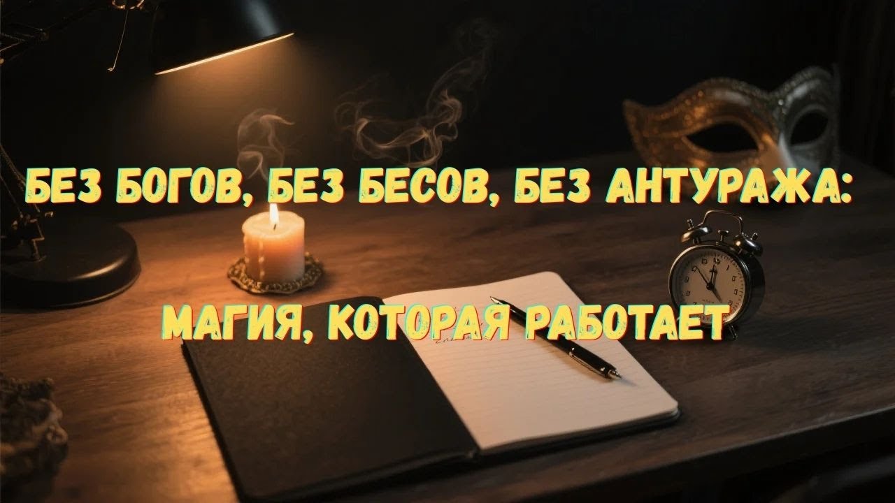 Без богов, без бесов, без антуража: Магия, которая работает.