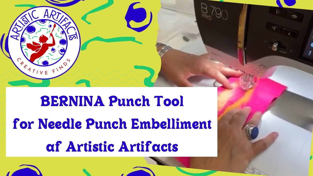  BERNINA Punch Tool for Needle Punch Embellishments at @ArtisticArtifacts 