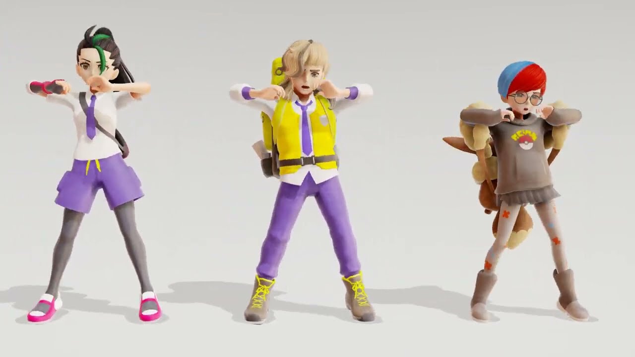 【Pokemon MMD】Renai Circulation ~ Arven &  Penny & Nemona【30fps】