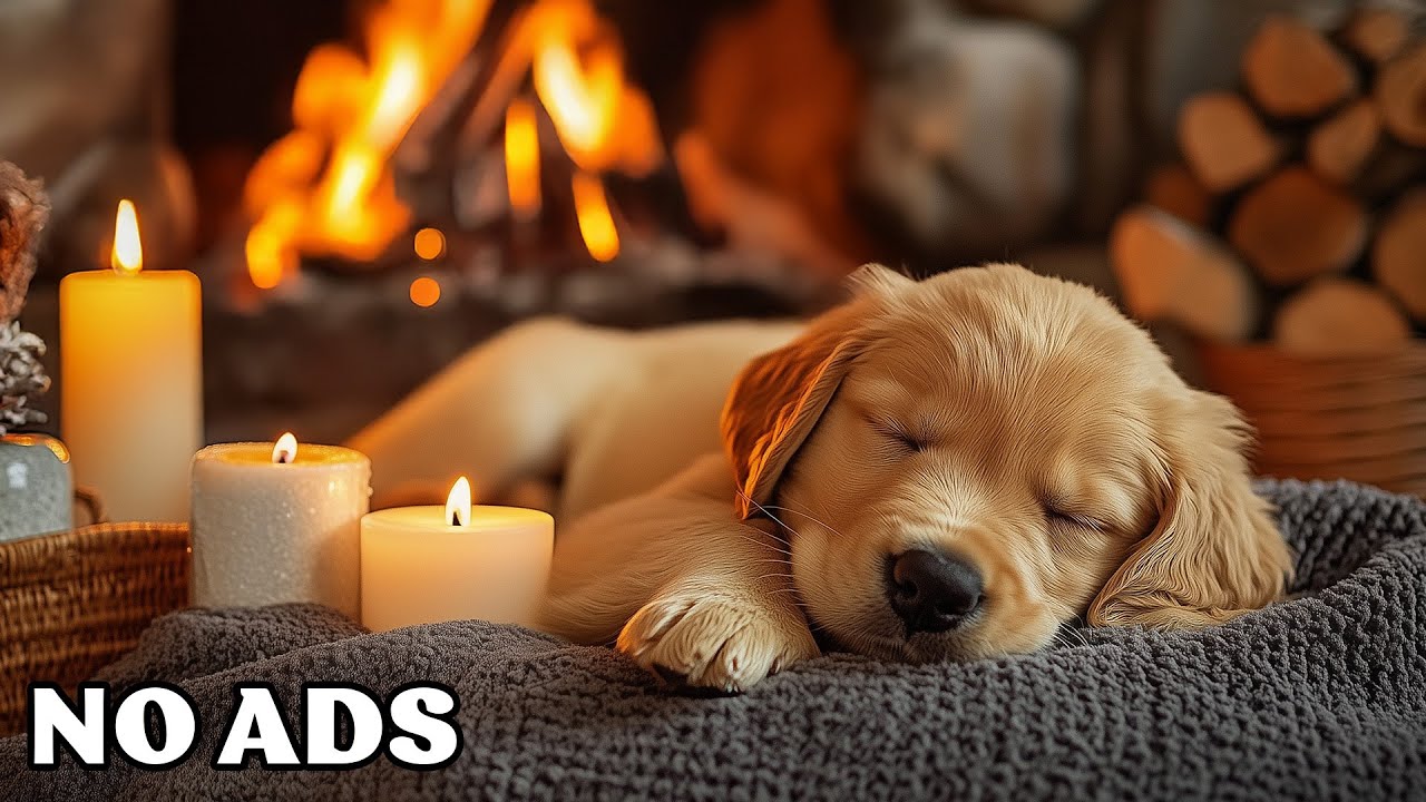 🐶12 Hours Of Dog Music 🎵Dog Calming Music Cold Winter Night ❄️Soothing Anxiety Relief Sounds