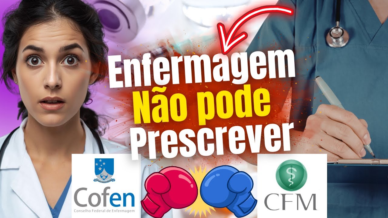 🔴 ENFERMAGEM NÃO PODE PRESCREVER! Olha o Absurdo que disse Conselheiro do CFM sobre prescrição