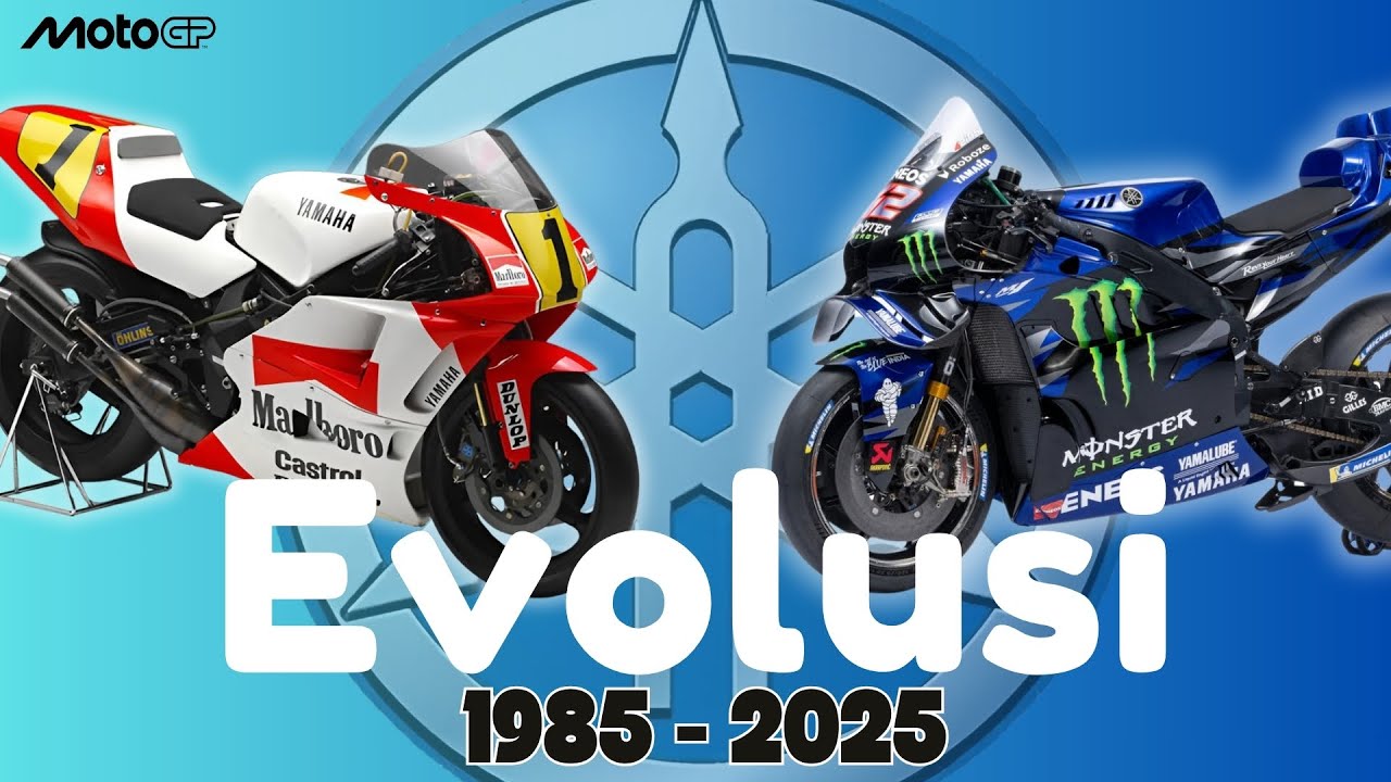 Evolusi Yamaha Factory MotoGP (1985 - 2025) - From Red to Blue!