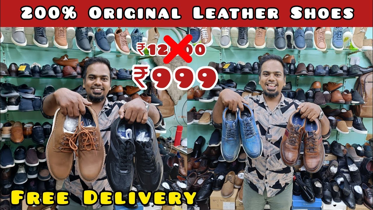 வெறும் ₹999 க்கு Original Branded Leather Shoes| All india Free Delivery| SK Shoes Periamedu