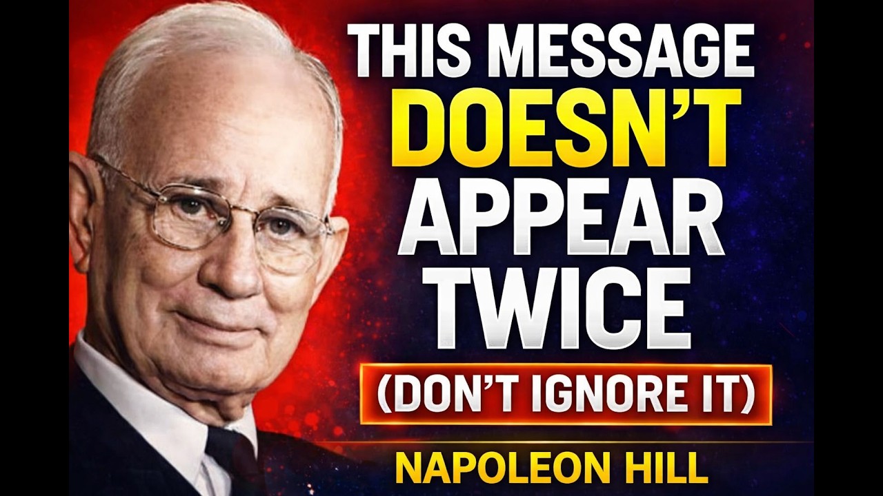 This Message Doesn’t Appear Twice (Don’t Ignore It) | Napoleon Hill