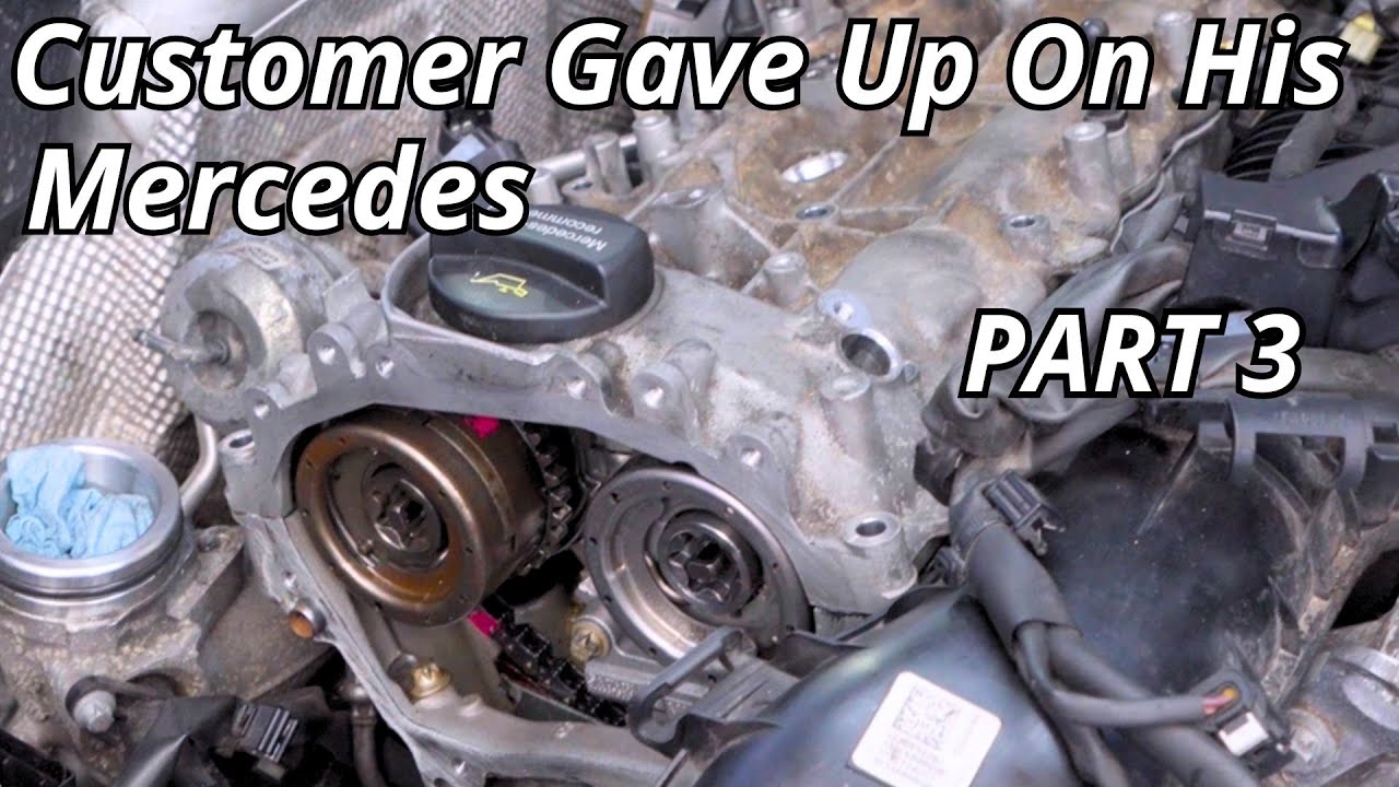 This is a Nightmare ( Part 3 ) Camshaft & Phaser Replacement On M276 Mercedes Engine