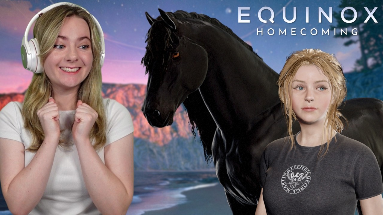 (HORROR) THIS REALISTIC GRAPHIC NEW HORSE GAME IS INSANE - Equinox Homecoming | Pinehaven (AD)