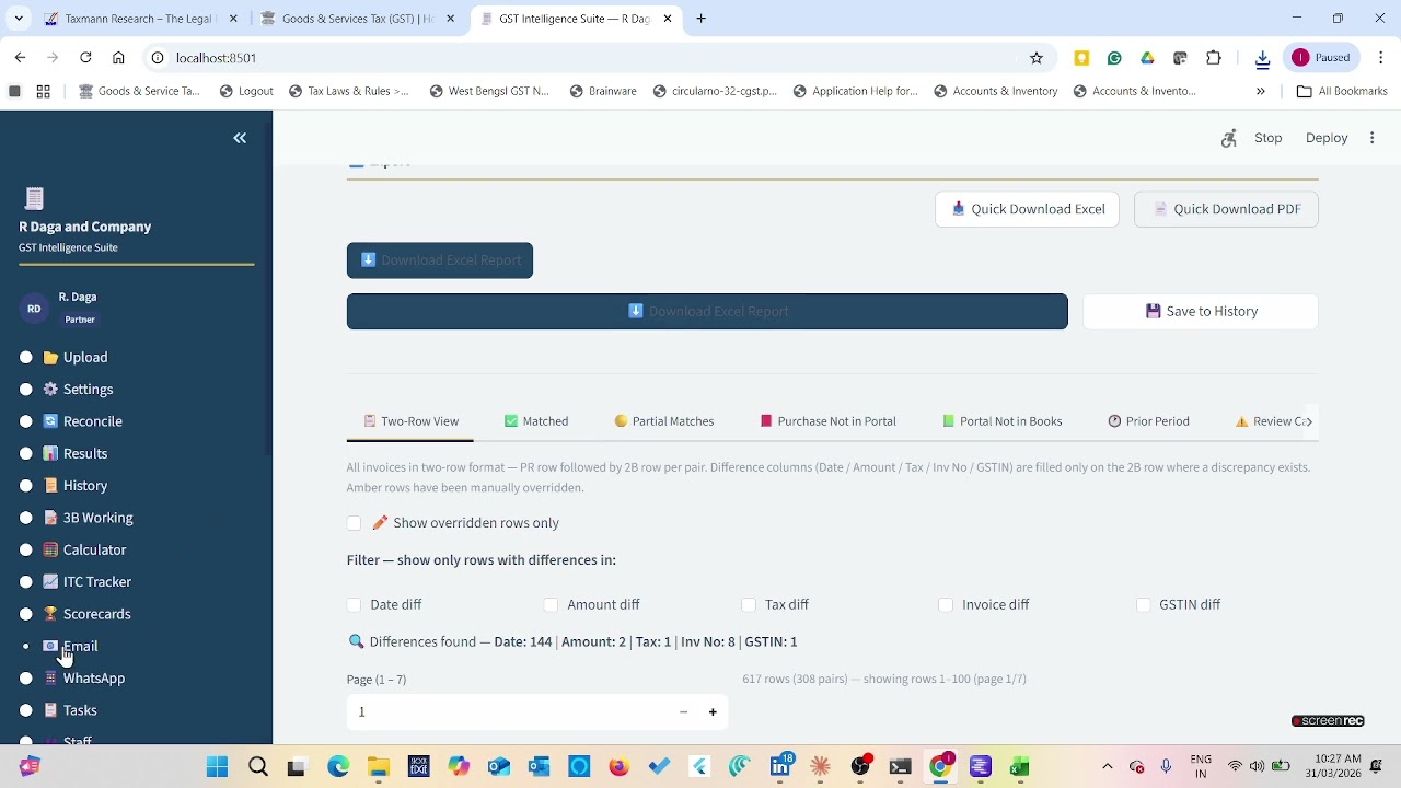 GST Intelligence Suite &mdash; AI-Powered GST Reconciliation Platform for CA Firm