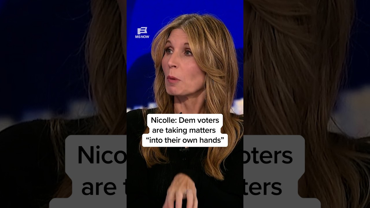 Nicolle: Dem voters are taking matters 'into their own hands'