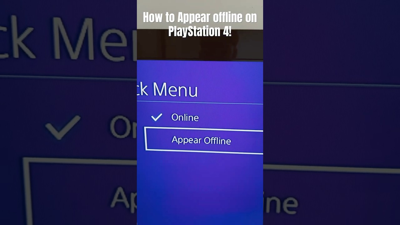 How to Appear offline on PlayStation 4!