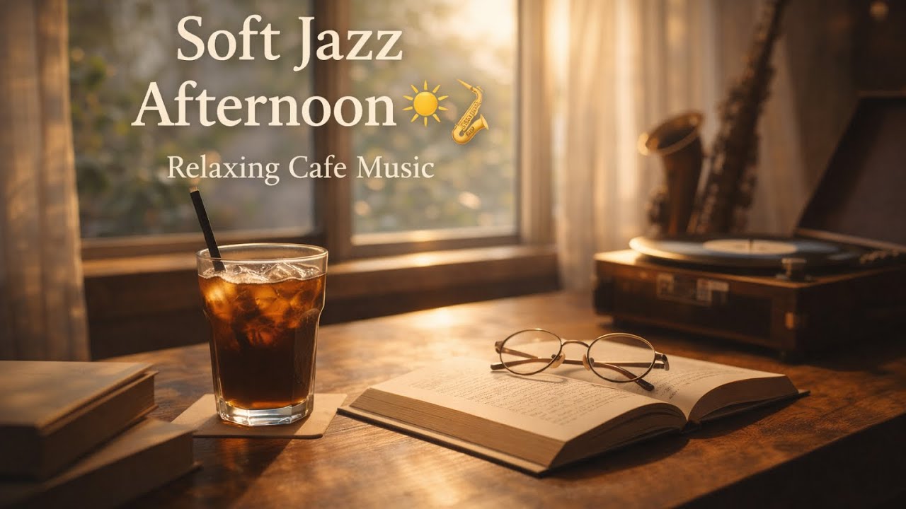 Soft Jazz Afternoon ☀️🎷 | 1 Hour Relaxing Cafe Music