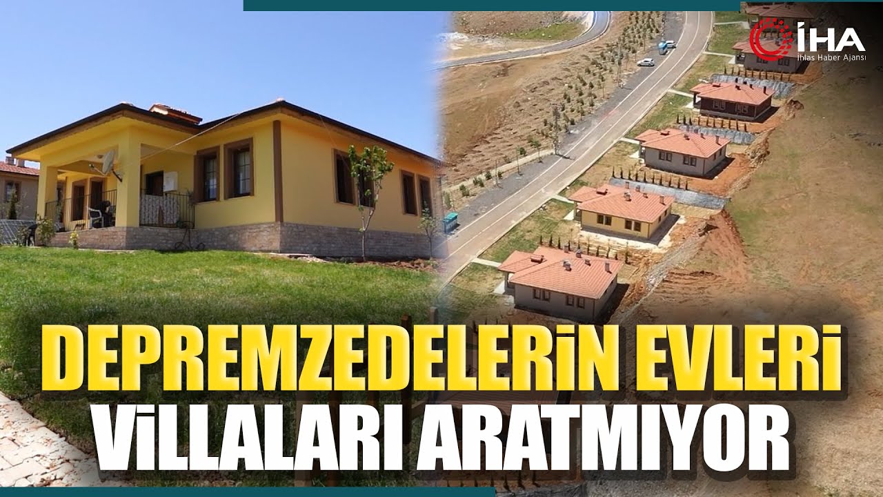 Depremzedeler İçin Yapılan Köy Evlerinde Son Aşamaya Gelindi