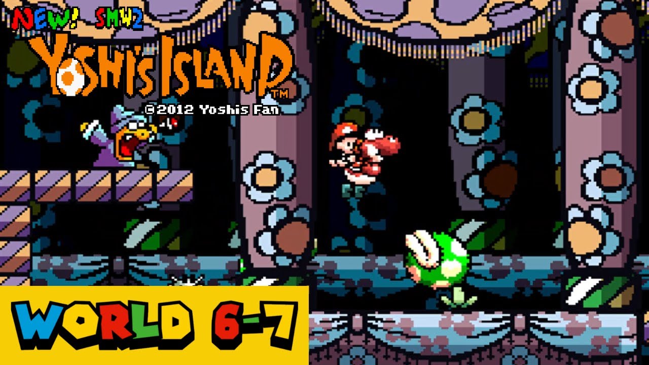 KAMEK WANTS TO KILL ME!!🧙‍♀️| New SMW2 Yoshi’s Island: 6-7: Kamek's Tower