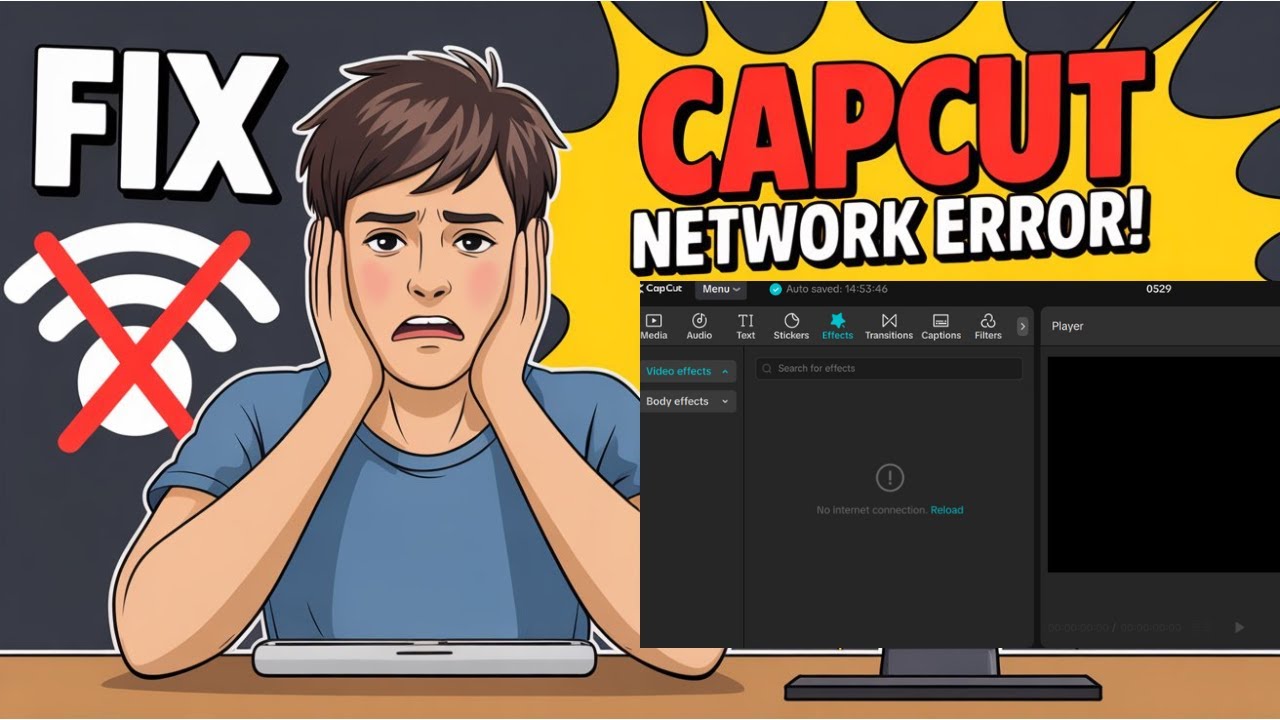 CapCut Not Working on PC ✅ FIX Network Error WITHOUT VPN (100% Working 2025)