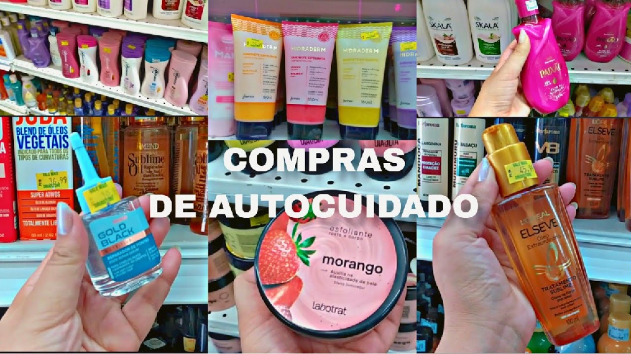 Vlog compras de autocuidado 2024✨selfie care, cabelo, corpo💕