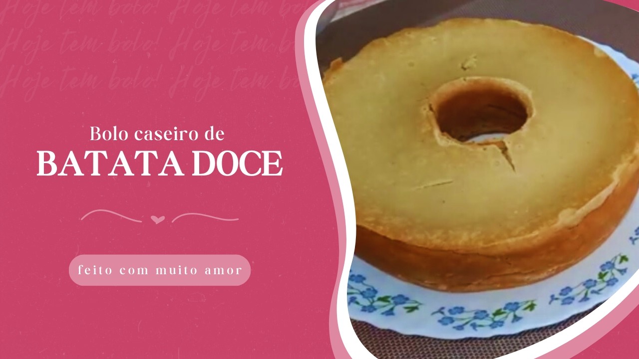 Meu Delicioso Bolo deBatata Doce #bolodebatatadoce #bolo #batata #sweetpotatocake #cake #sweetpotato