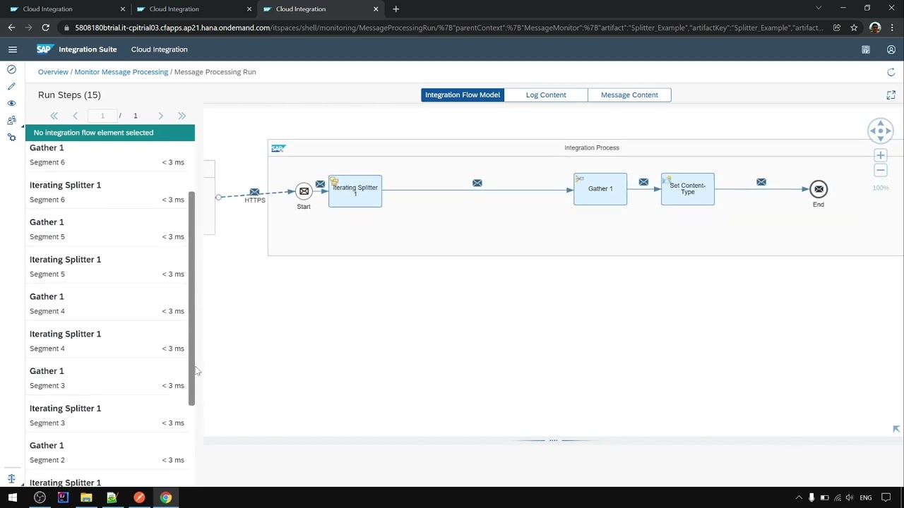 SAP CPI Course | Routing - Splitter | Splitter Example 1 - Iterating Splitter using XPath