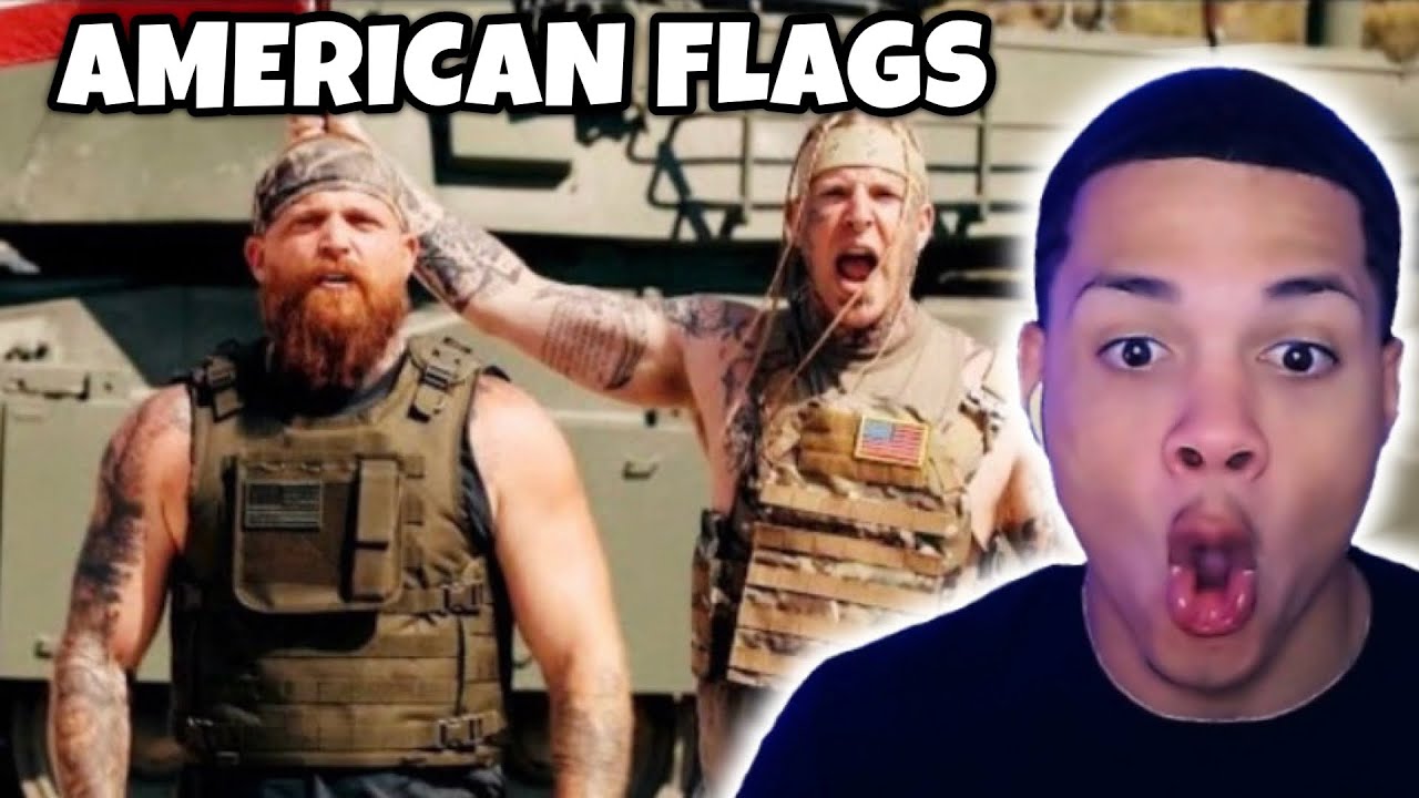 FIRST TIME REACTING TO TOM MACDONALD, ADAM CALHOUN - AMERICAN FLAGS!!