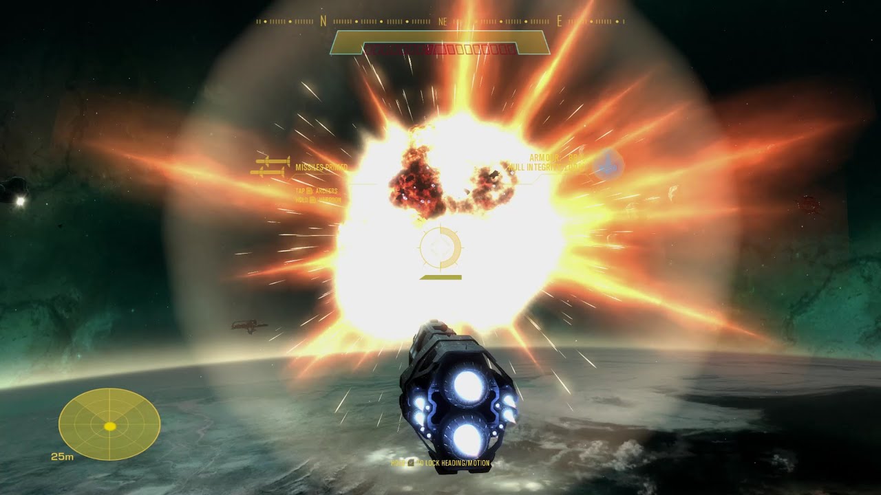 Piloting the Pillar of Autumn in Halo Reach