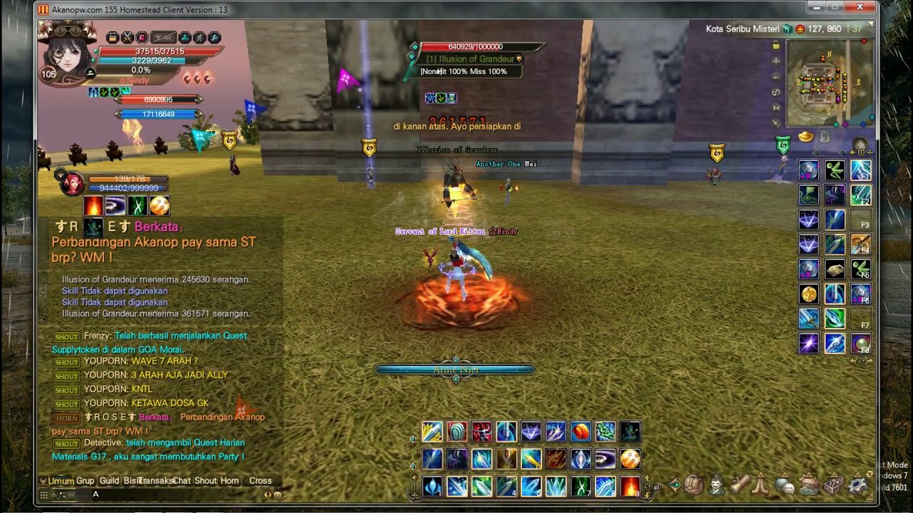 Combo SK VS  Fisik atau Magic di PerfectWorld