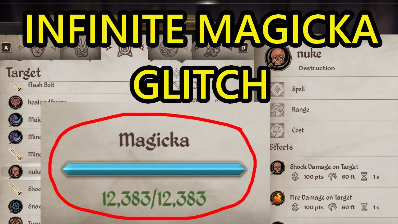 How to Get UNLIMITED MAXIMUM MAGICKA in Oblivion Remastered. Infinite Maximum Magicka Glitch.