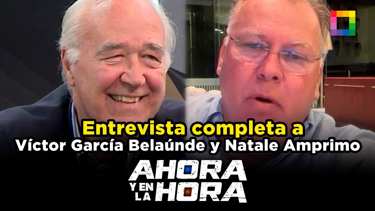 Ahora y en la Hora - FEB 12 - ENTREVISTA COMPLETA A VICTOR GARCÍA BELAÚNDE Y NATALE AMPRIMO | Willax
