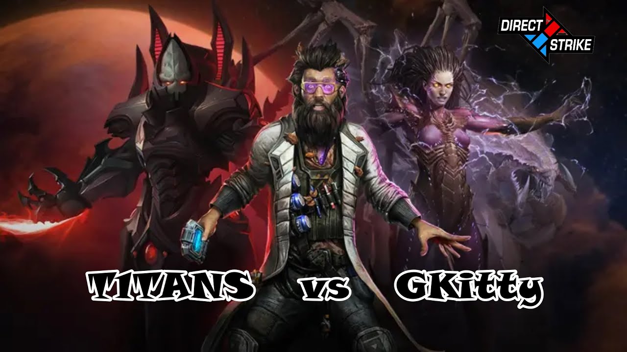 T1TANS vs GKitty -  Direct Strike: Commanders SC2