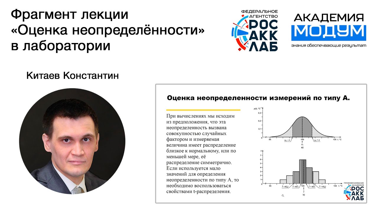 Лекция «Оценка неопределенности» в лаборатории