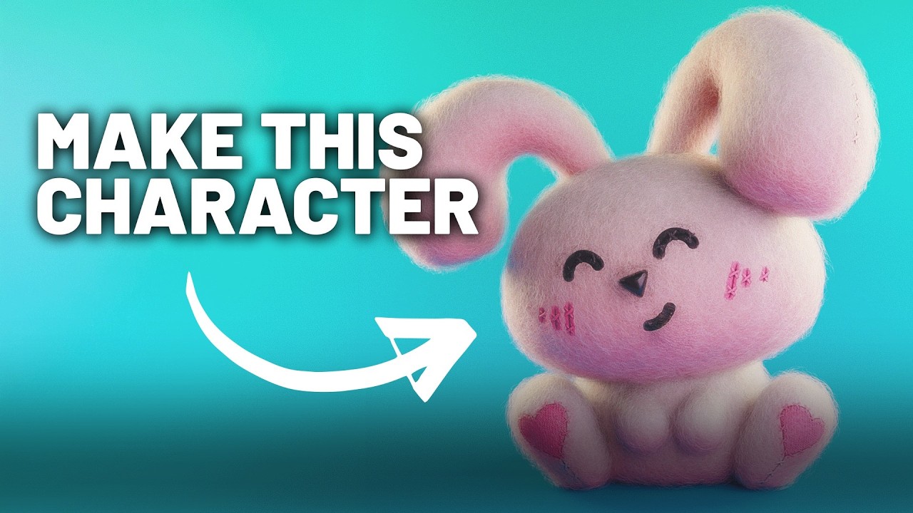 Cute Bunny - Blender Character Modeling for BEGINNERS | Real Time Tutorial
