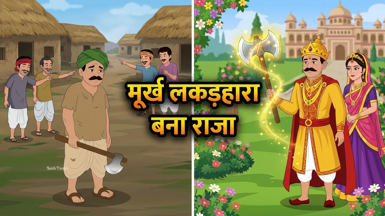 मायावी लाल वृक्ष और लकडहरा | HINDI KAHANIYA | HINDI STORIES | हिंदी कहानी#sabtoon#trending#story 