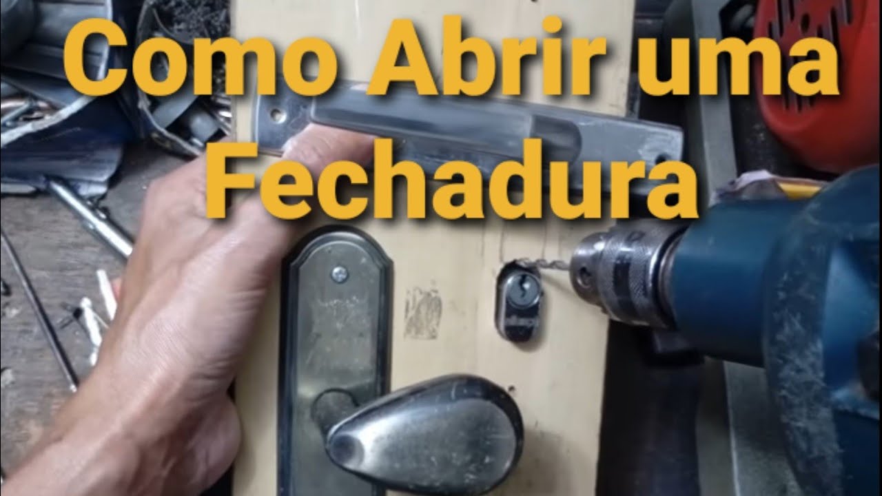 ✅🏚️ Como Abrir Uma Porta de Fechadura Aliança  -  @CHAVEIRO H M - Locksmith