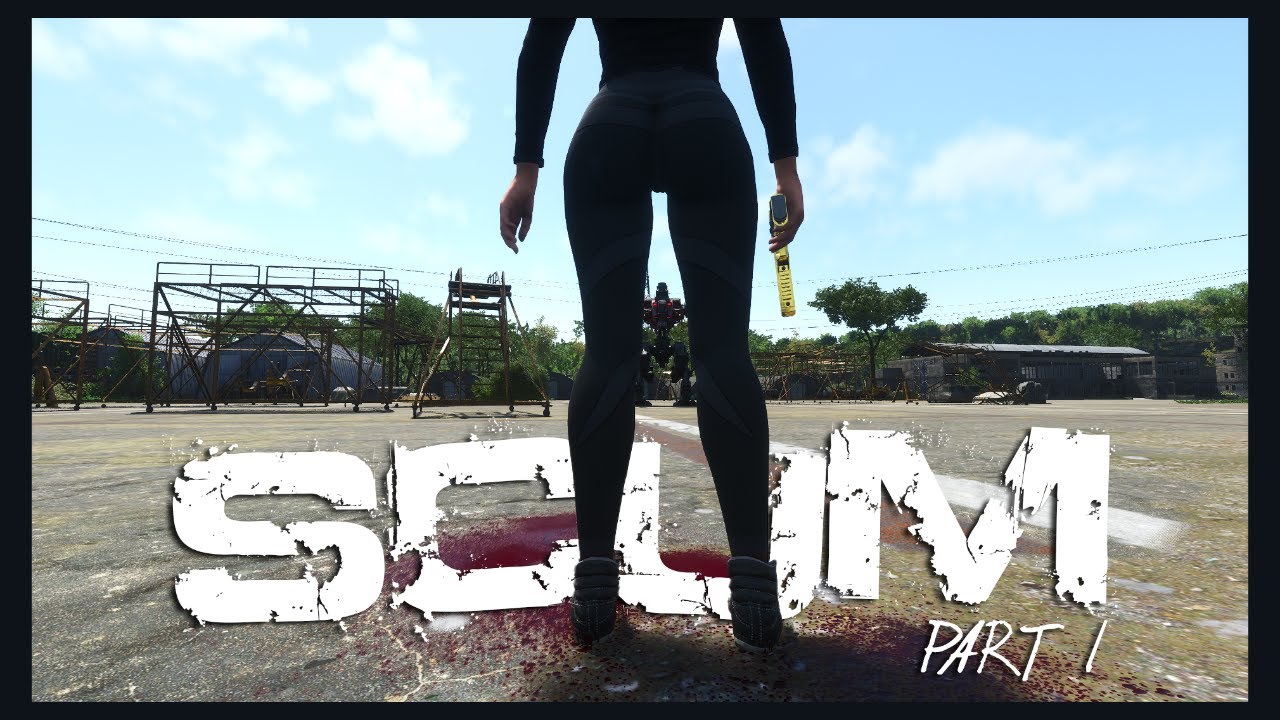SCUM Survival Ep5: SCUM Girl's Epic Bunker Runs For Her Growing Arsenal. Part 1.