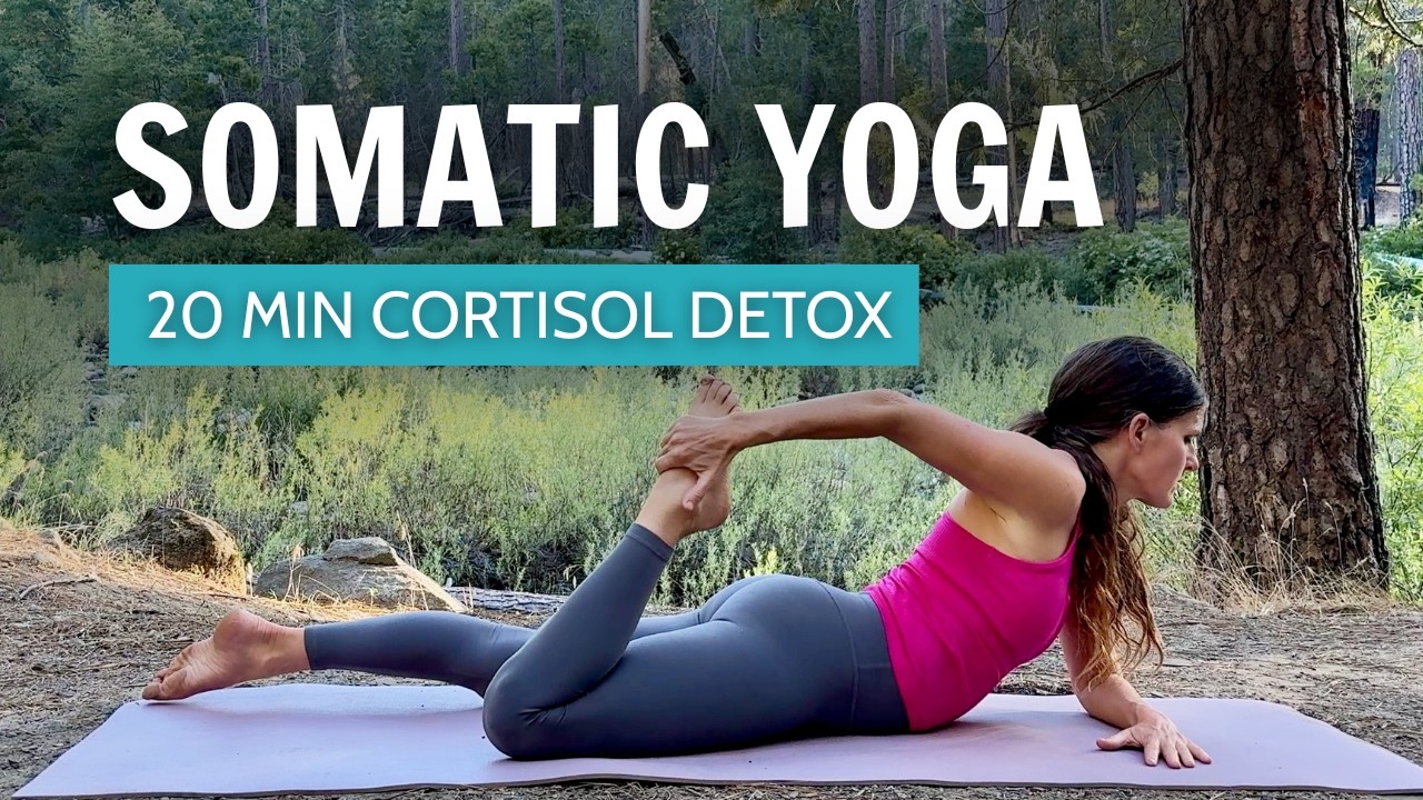 20 Min Cortisol Detox | Somatic Yoga To Release Stress