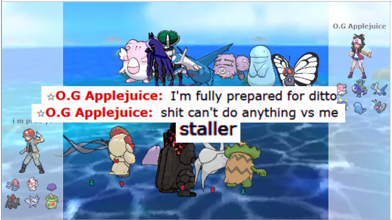 KID CALLS DITTO BAD AND LOSES TO DITTO !!!!! Funny pokemon showdown salt !!