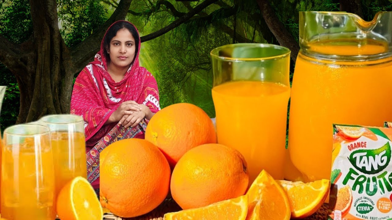 দোকান থেকে কেন কিনবেন ট্যাং এই রোজায় কোনো রকম ফ্লেভার ছাড়াই ঘরেই বানিয়ে নিন অরেঞ্জ ।
