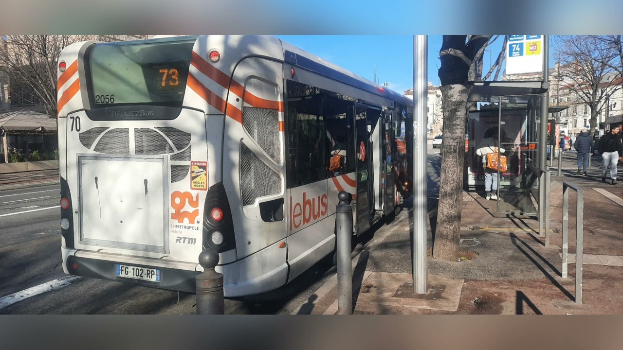 RTM La Métropole Mobilité le Bus | Heuliez Bus GX 137 €6 n°2056 | Ligne 73