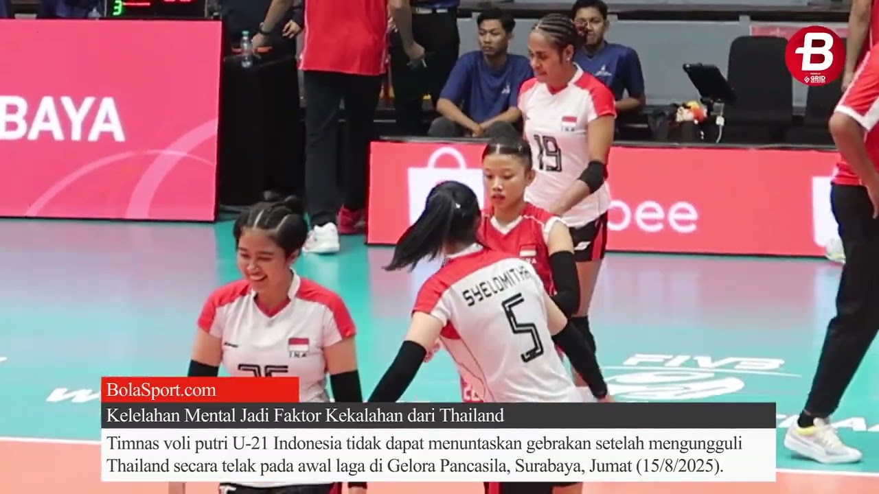 Kejuaraan Dunia Voli U-21 2025 - Momen-Momen Indonesia vs Thailand