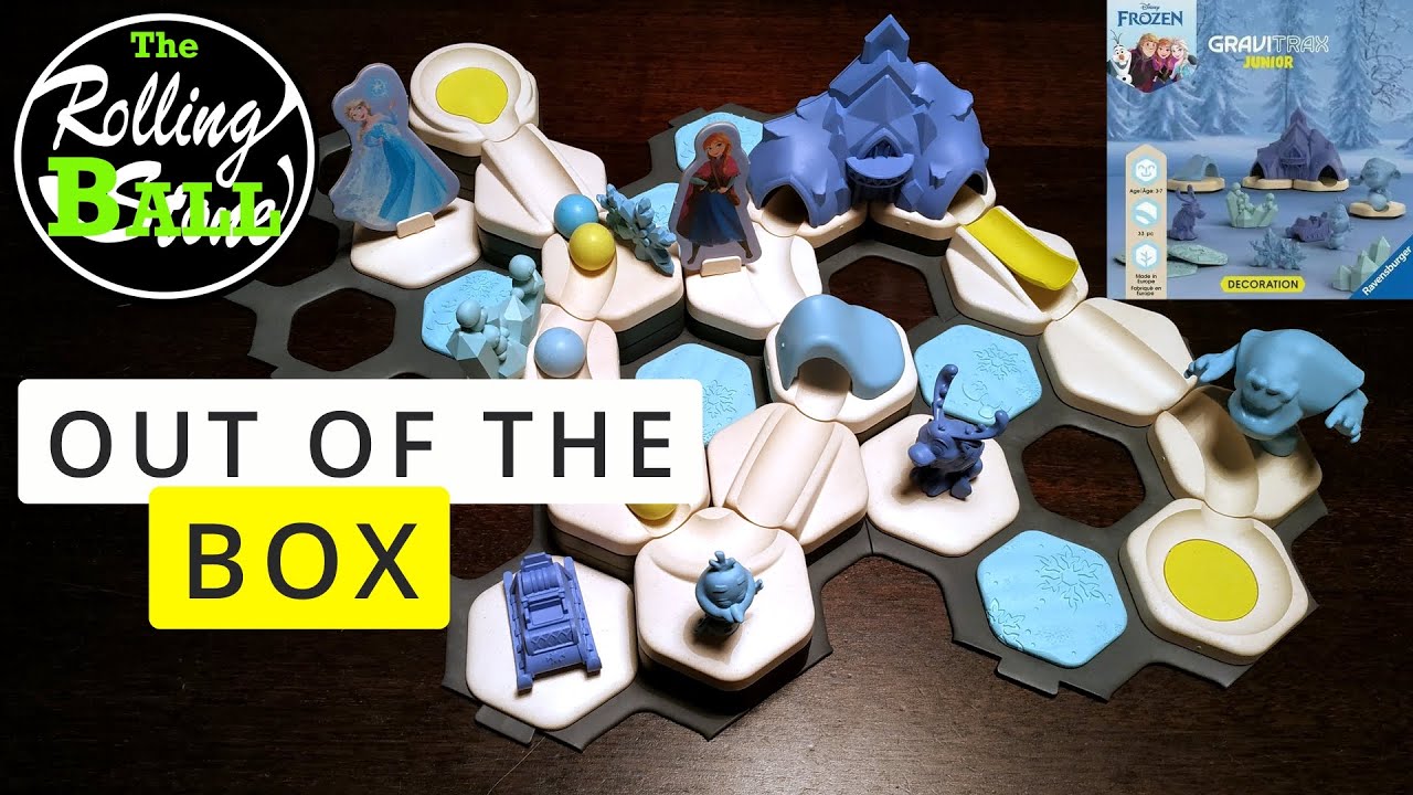 Gravitrax JUNIOR Starter Set FROZEN: What to build out of the Box! (MY START'N'RUN meets DISNEY)