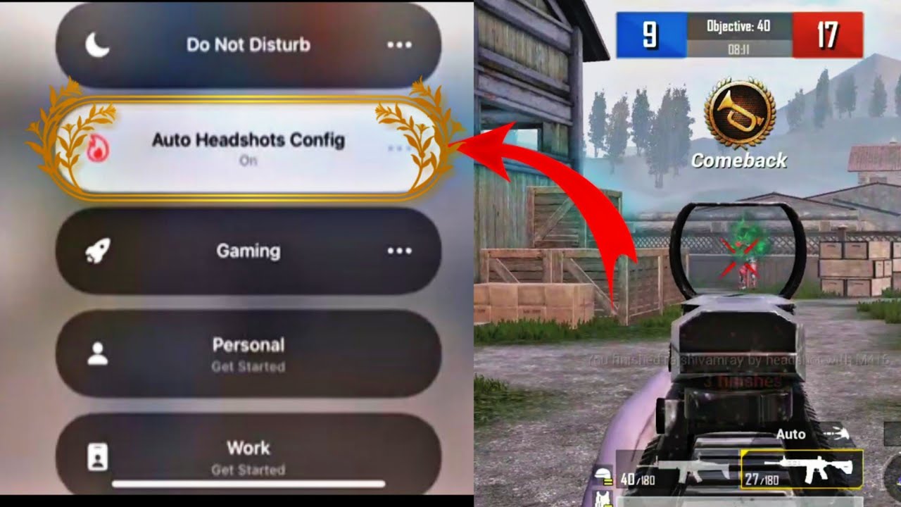 Auto headshot confing #pubg #starcaptain #pubgmobile #1v1tdm #pubgarab #starcaptain #pubgindia