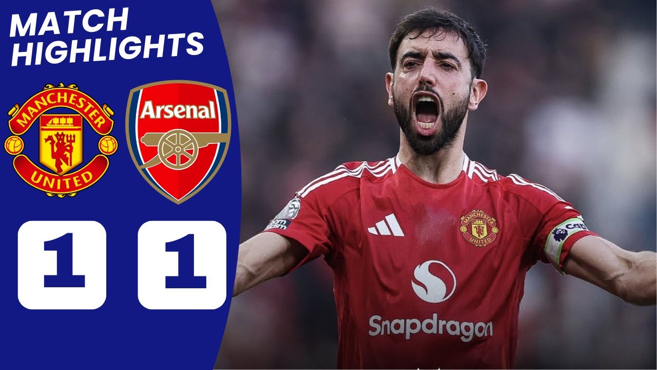 Man United vs Arsenal (1-1) HIGHLIGHTS | Bruno Fernandes Goal vs Arsenal.