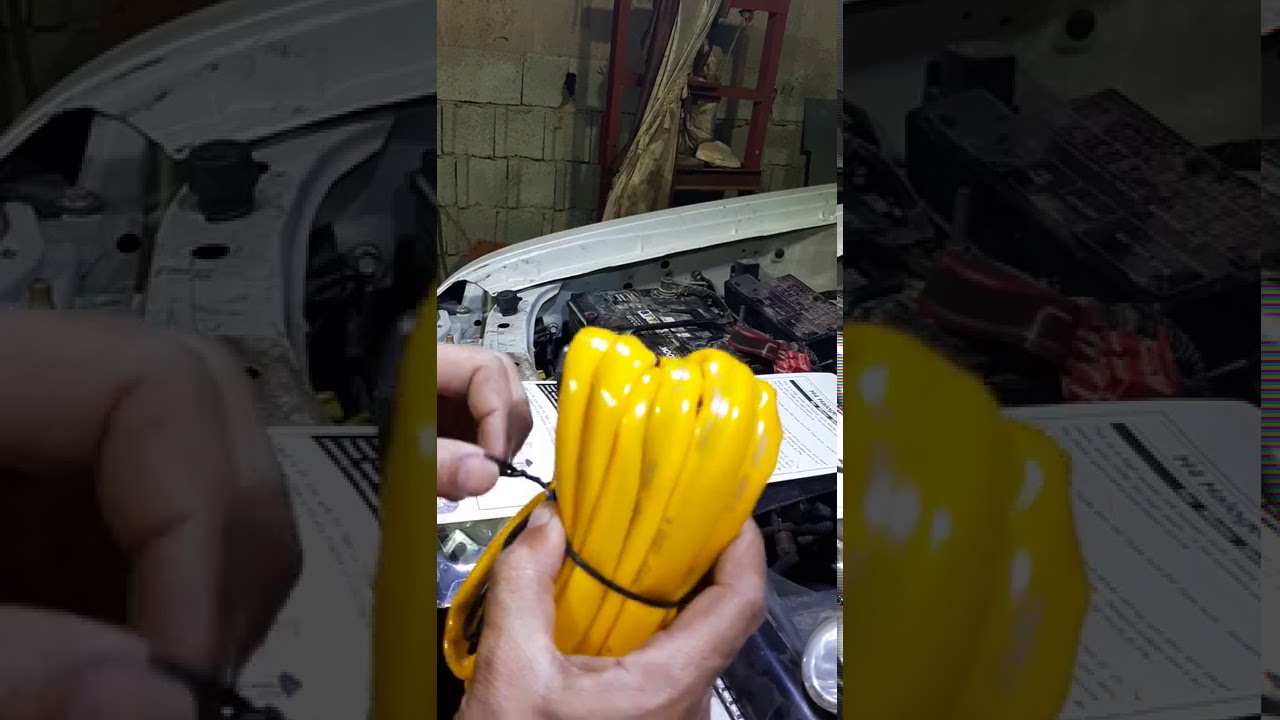 طريقة توصيل كهربة العدسات (تعديل الظفيرة الصفراء)