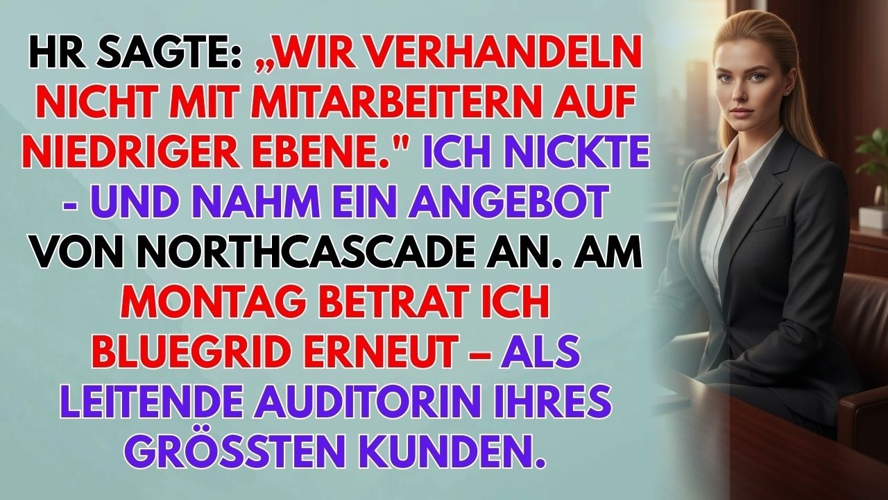 „Raus Hier“, Sagte HR „Mit Juniormitarbeitern Verhandeln Wir Nicht.“ Also Ging Ich… Und Alles Kippte